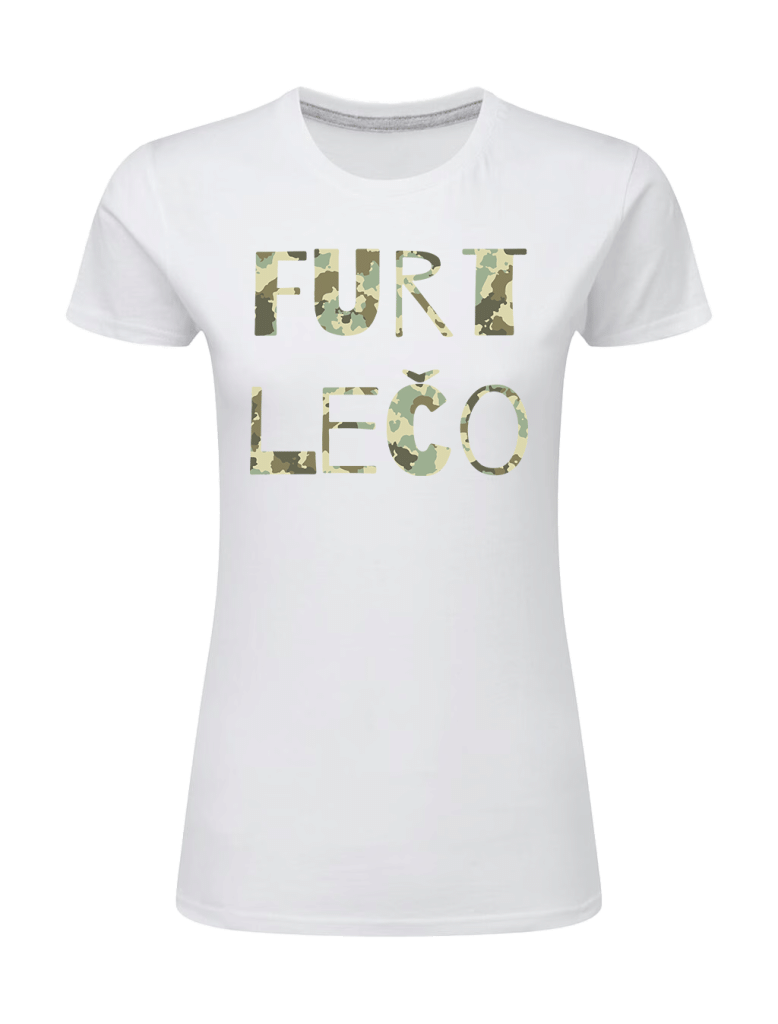 Dámske bavlnené tričko "Furt Lečo ® " - army