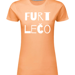 Dámske bavlnené tričko " Furt Lečo ® " - white.